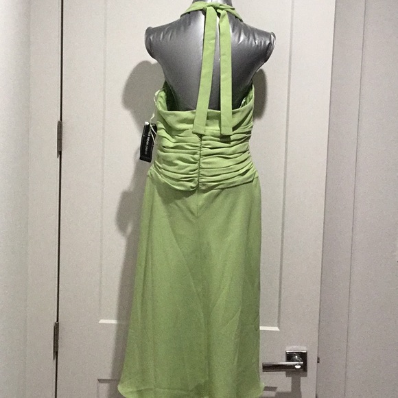 NWT Apple green halter dress - Picture 2 of 5